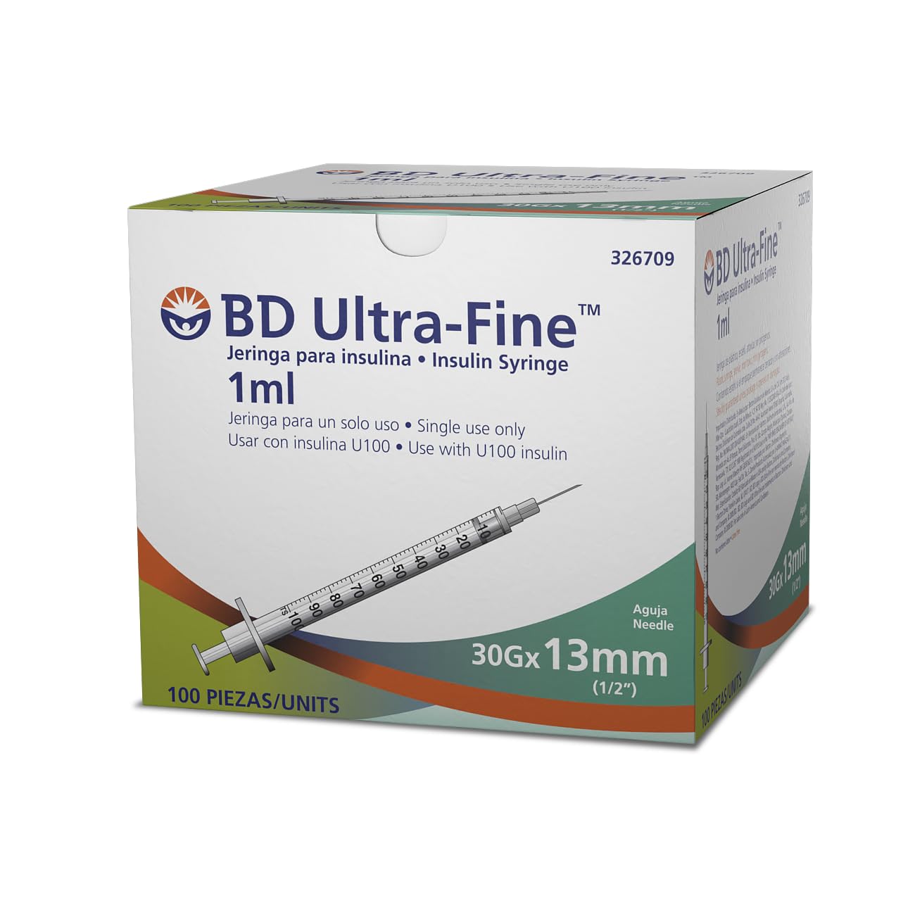 BD JGA INSUL 1ML C100 30X13MM