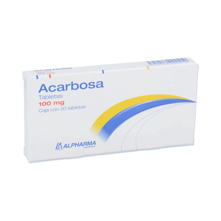 ACARBOSA TAB 100 MG CAJA C/30