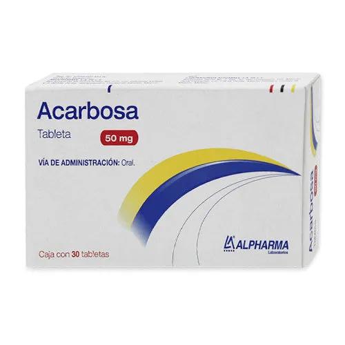 ACARBOSA TAB 50 MG CAJA C/30