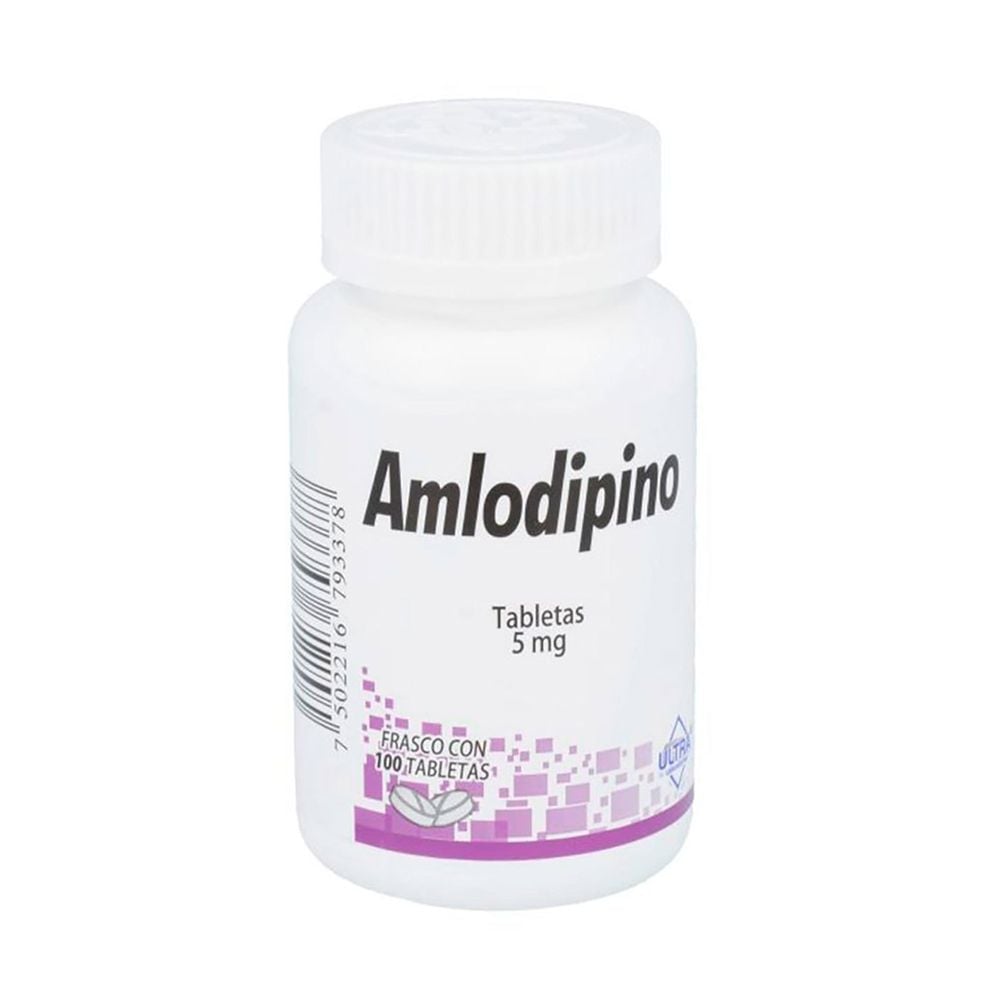 AMLODIPINO TAB 5MG C100 ULTRA
