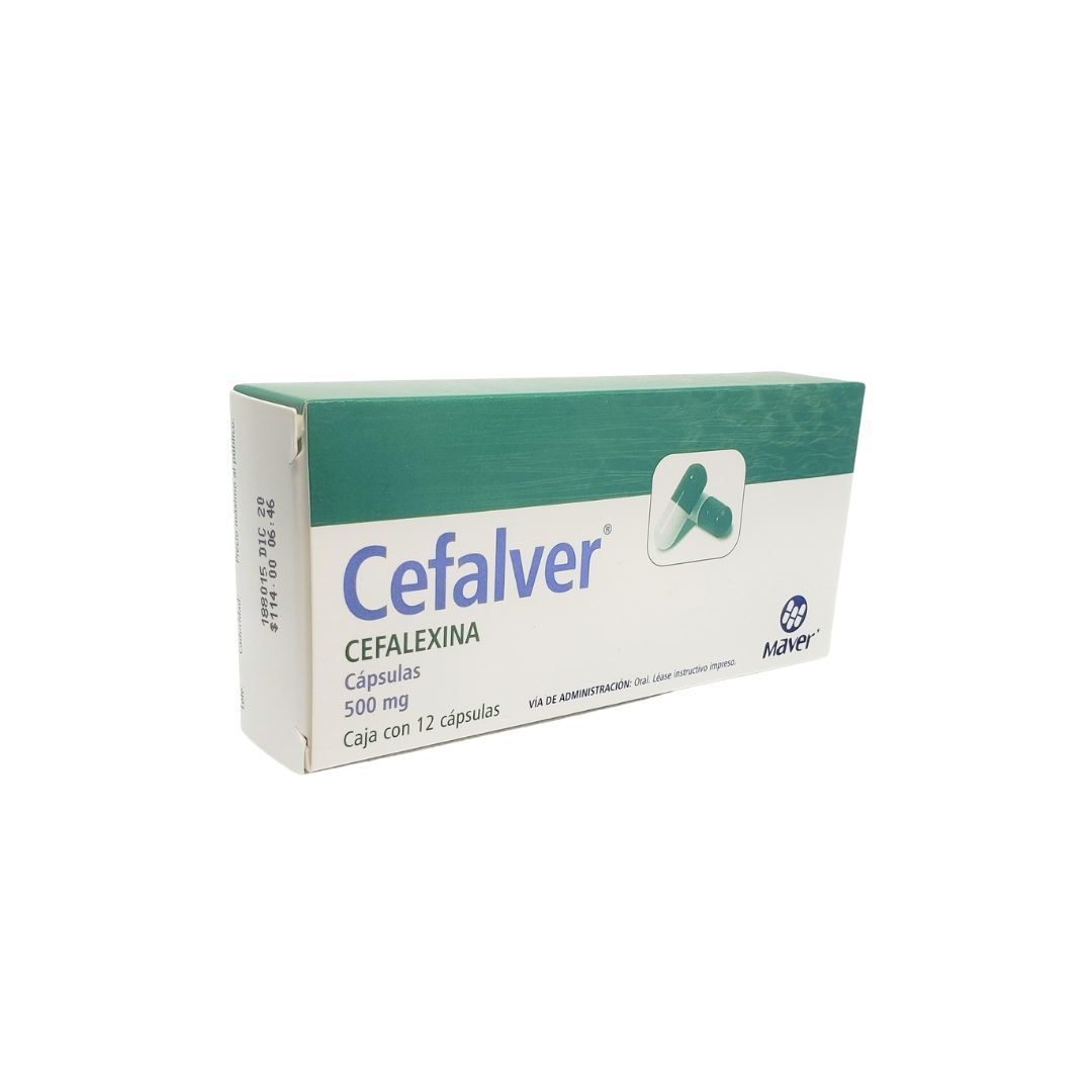 CEFALVER 500MG C12 CAPS CEFALEXINA MAVER 144