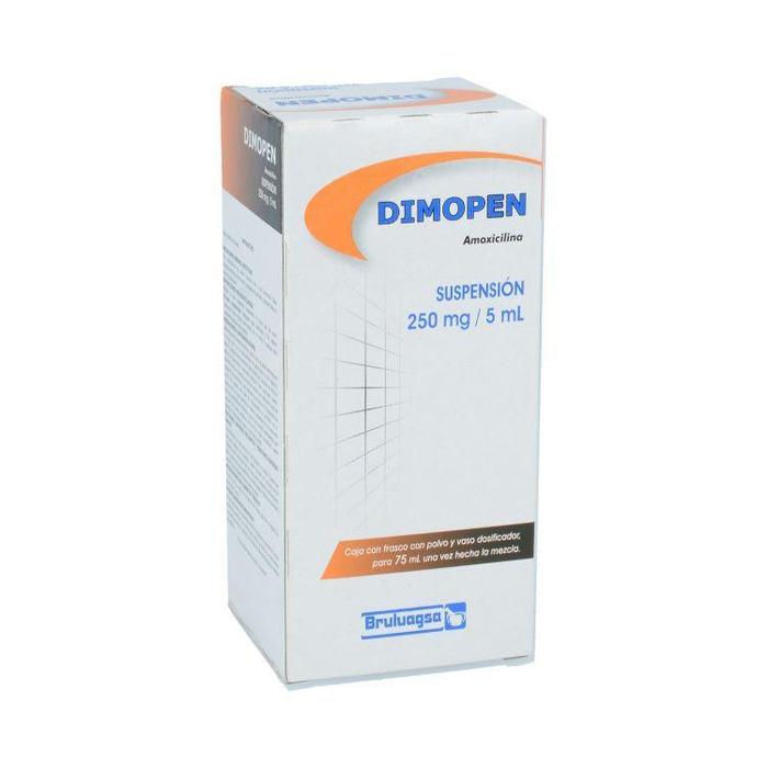 DIMOPEN SUSP 250MG AMOXICILINA BRULUAGSA