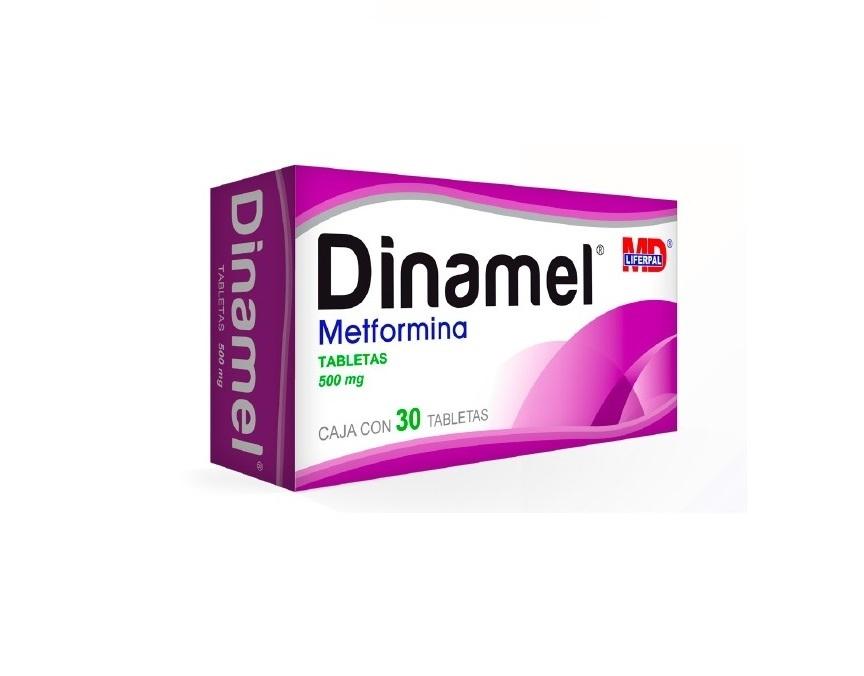 DINAMEL 500MG C30 TABS METFORMINA LIFERPAL