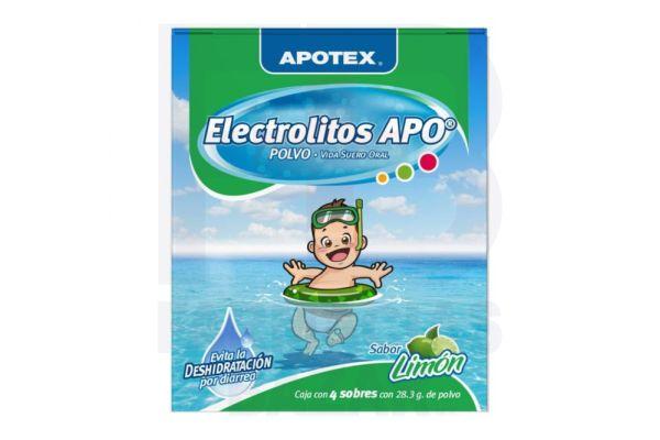 APO ELECTROLITOS C4 SOBRES LIMON