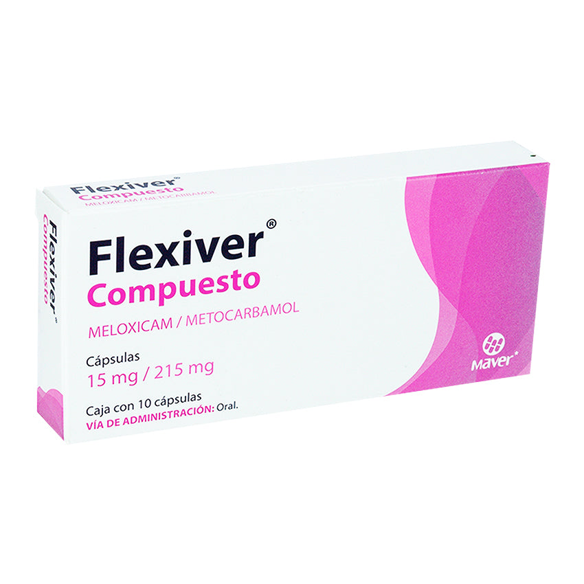 FLEXIVER COMP 15 215MG C10 CAPS MELOXICAM METOCARBAMOL MAVER