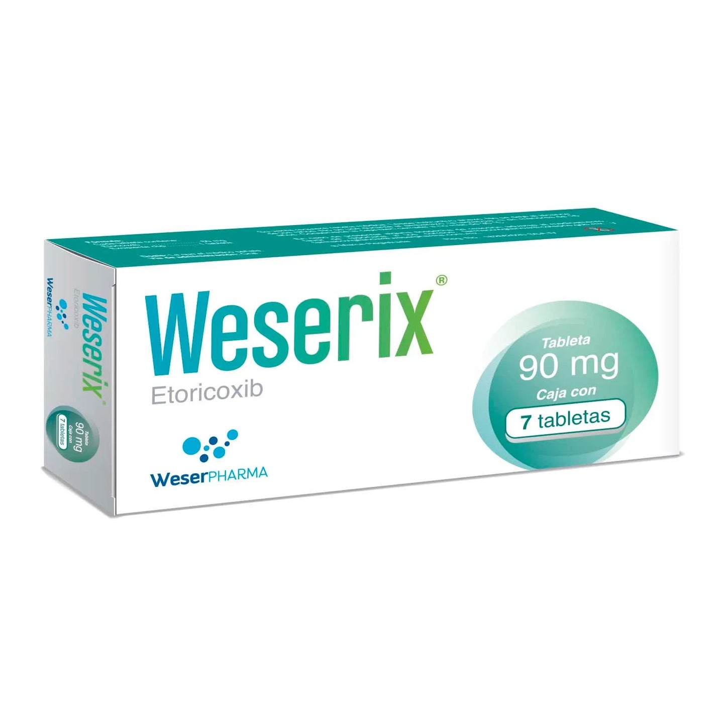 WESERIX 7 TAB 90 MG