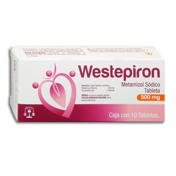 WESTEPIRON 500MG C10 TBS METAMIZOL SOD BRULUART