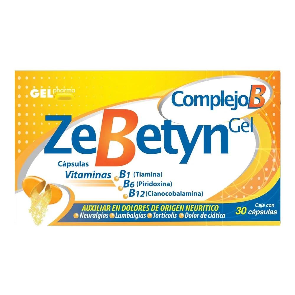 ZEBETYN C30 CAPS COMPLEJO B GELPHARMA