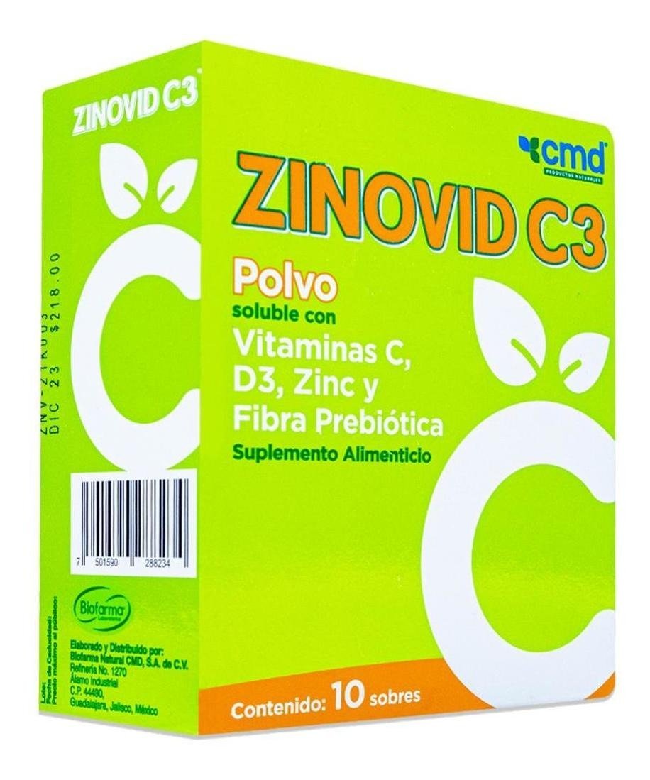ZINOVID C3 10 SOBRES 1.35/65/0.68 G