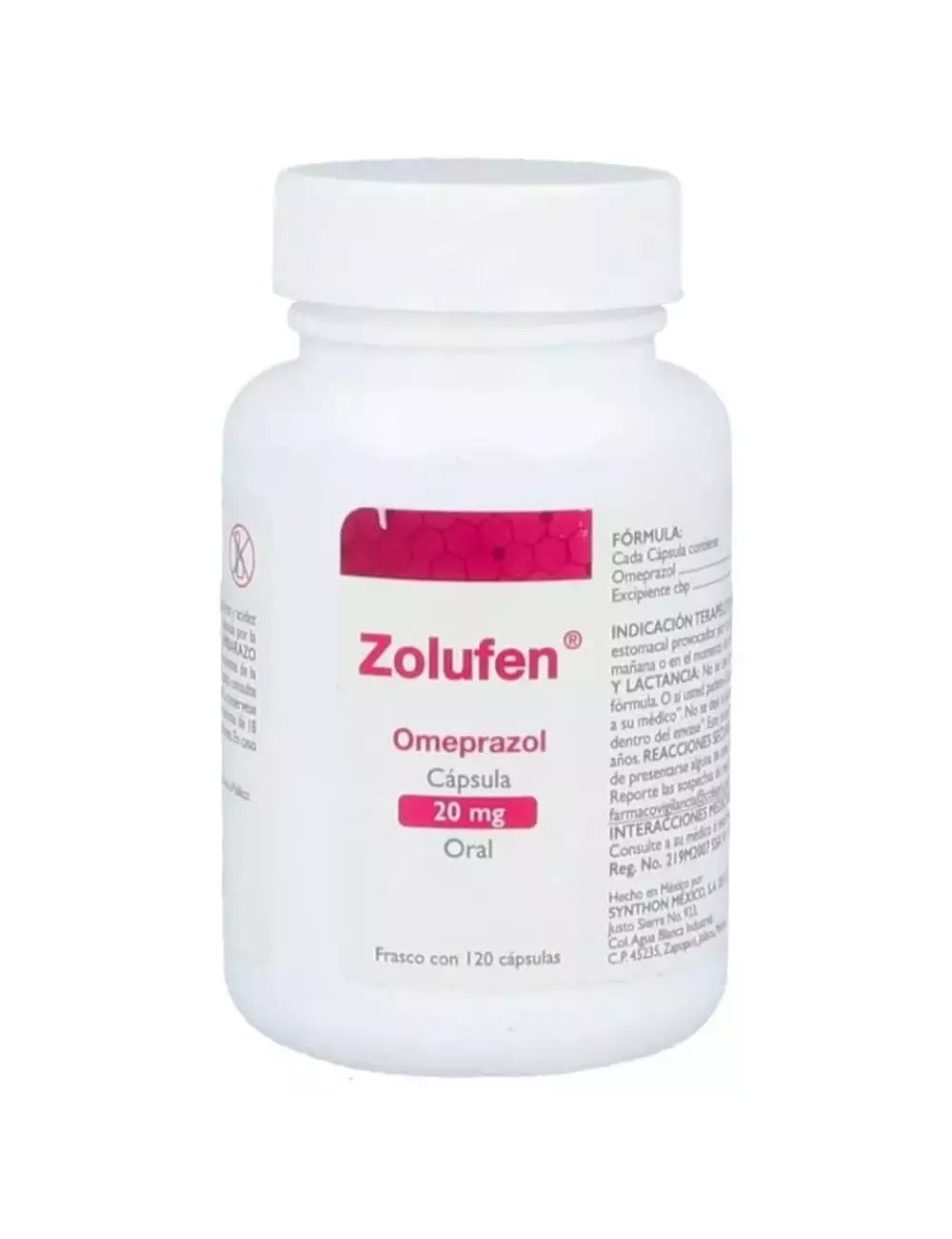 ZOLUFEN CAP 20 MG FCO C/120