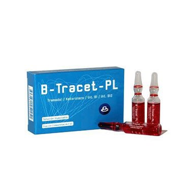 B TRACET PL SOL C3 AMP TRAMA KETORO VITB1 VITB12 MEDICAM  500