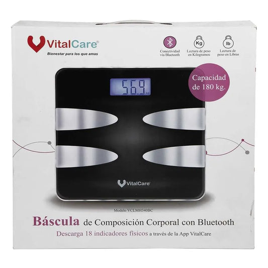 BASCULA DE 4 ELECTRODOS CON BLUETOOTH VITALCARE