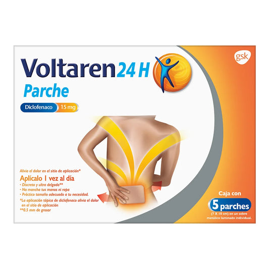 VOLTAREN 24H 5 PARCHES 15 MG