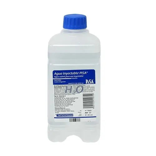AGUA INYECTABLE PISA INY  FCO  PLASTICO C/1000 ML  (P/IRRIGACION) C/6