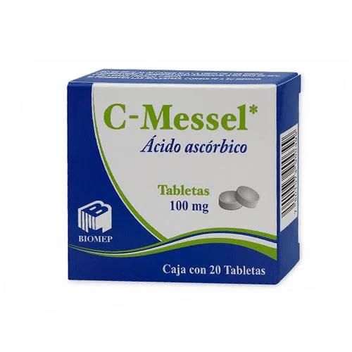 C MESSEL 100MG C20 TABS ACIDO ASCORBICO BIOMEP