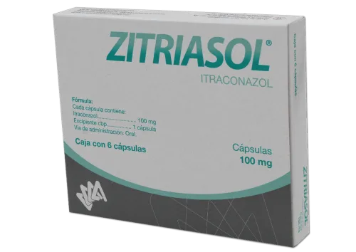 ZITRIASOL 6 CAP 100 MG