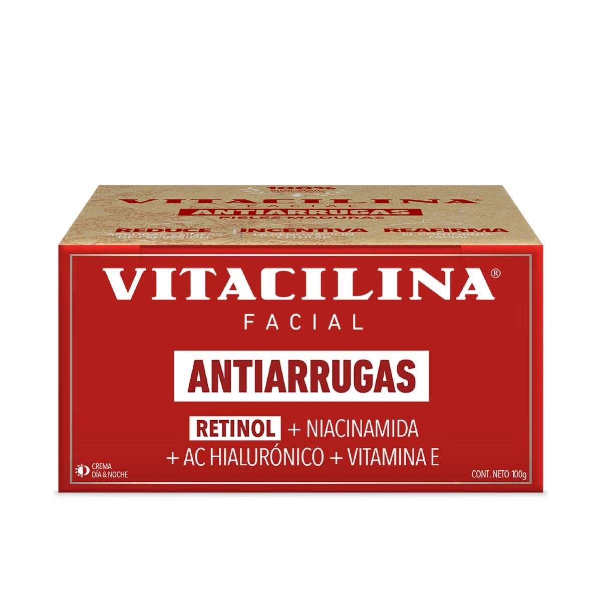 VITACILINA FACIAL ANTIARRUGAS CRM DIA/NOCHE 100G