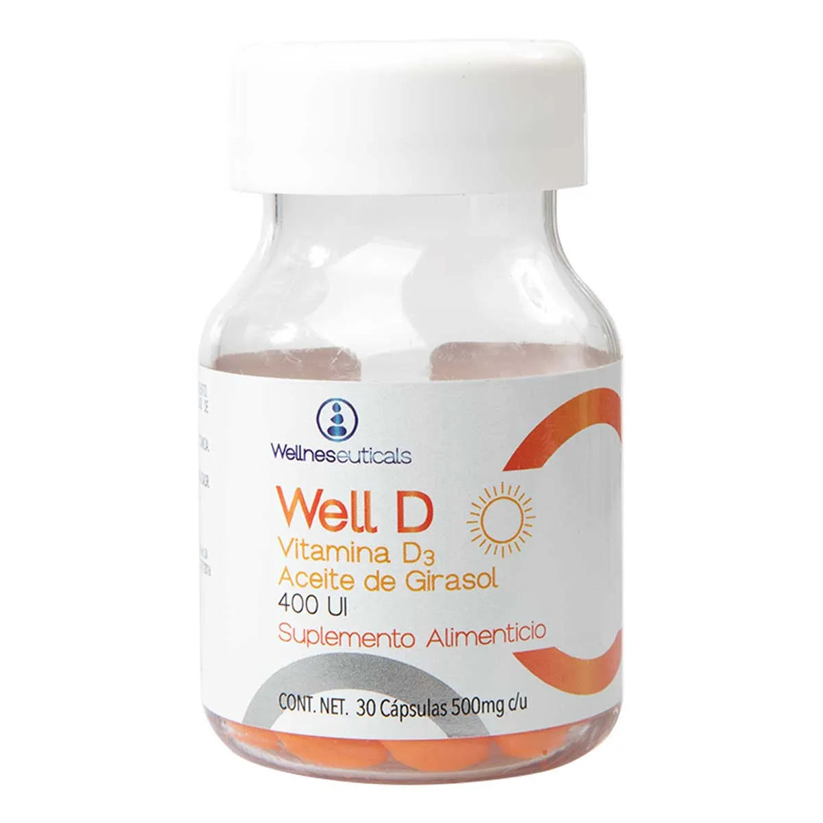 WELL D3 400UI 30 CAP 500MG