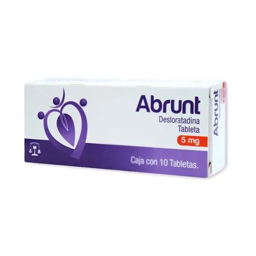 ABRUNT TAB  5 MG  CAJA C/10 (DESLORATADINA)