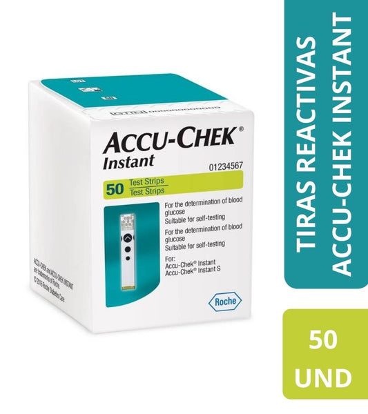 ACCU CHEK C50 TIRAS INSTANT