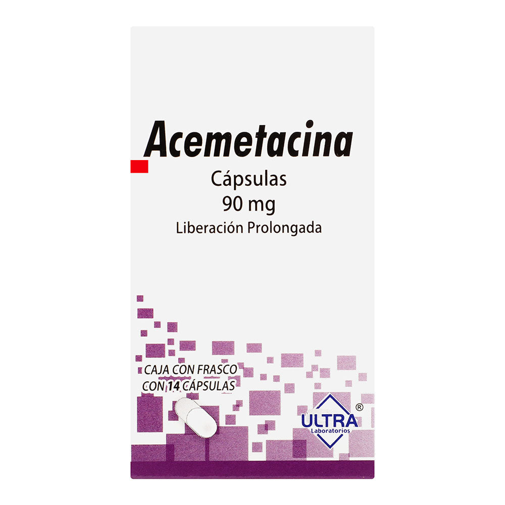 ACEMETACINA 90MG CAPS C14 ULTRA