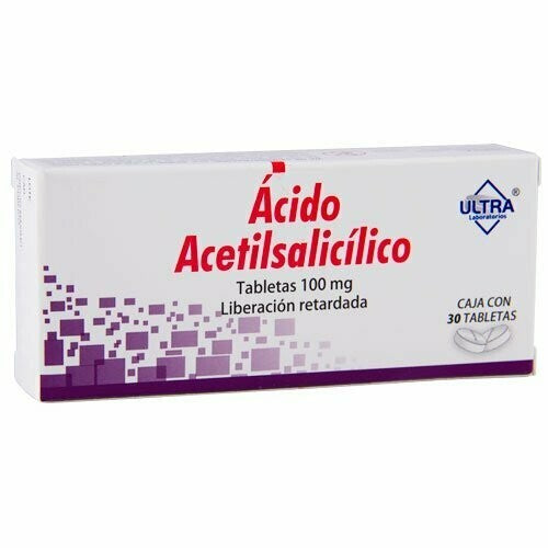 A ACETIL SALICILICO 100MG TAB C30 ULTRA