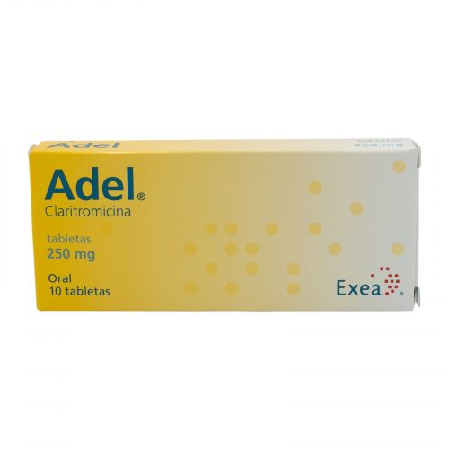 ADEL 250MG C10 TABS CLARITROMICINA