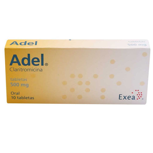 ADEL 500MG TAB C10 CLARITROMICINA