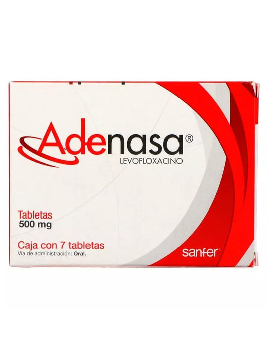 ADENASA 500MG C7 TABS LEVOFLOXACINO SANFER  AGOSTO 25
