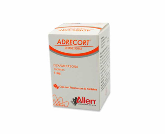 ADRECORT DEXAMETASONA 1MG FRS 20TAB AVITUS