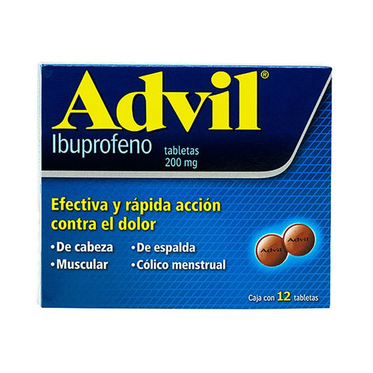 ADVIL 200 MG C12 TAB ENERO 26