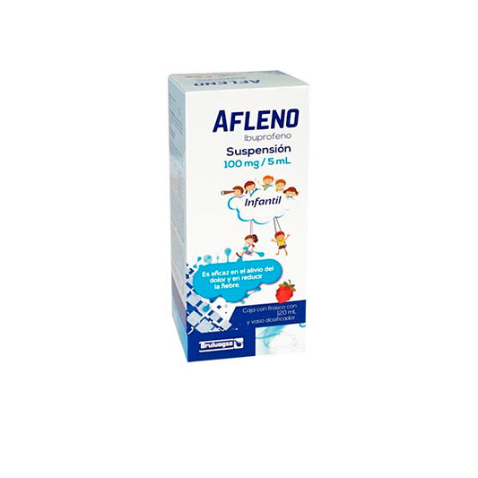 AFLENO 100MG SUSP 120ML  IBUPROFENO BRULUAGSA
