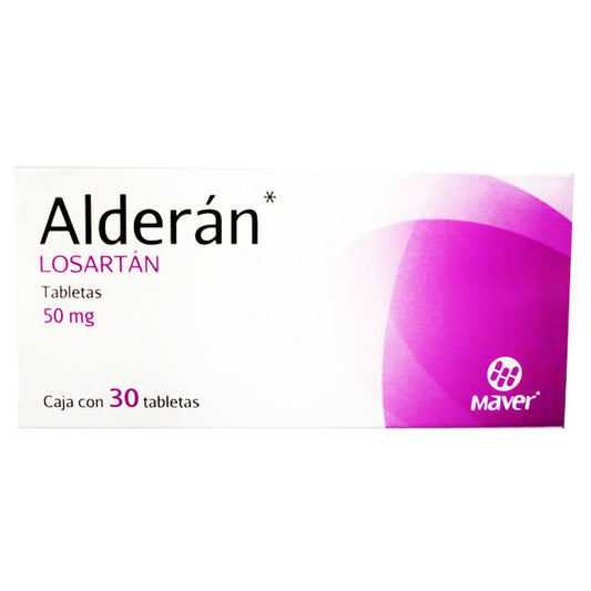 ALDERAN 50MG C30 TABS LOSARTAN MAVER    240