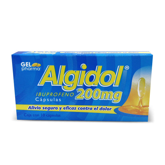 ALGIDOL 200MG CAP C10 IBUPROFENO GELPHARMA   294