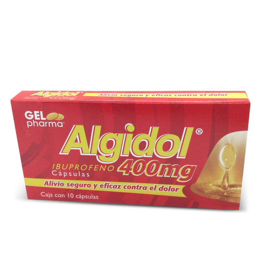 ALGIDOL 400MG C10 CAPS IBUPROFENO GELPHARMA