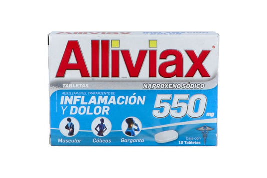 ALLIVIAX 550 MG C 10 TABS