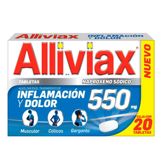 ALLIVIAX 550MG C20 TABS