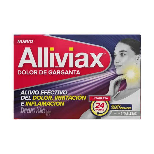 ALLIVIAX 550MG C/6 TAB VITAE LAB