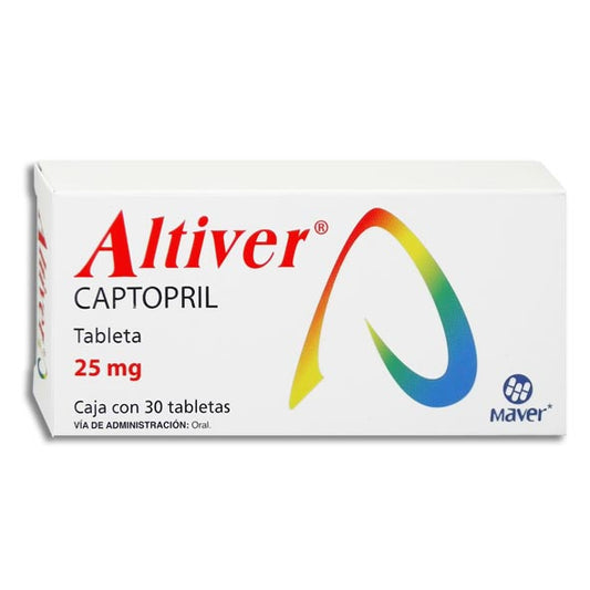 ALTIVER 25MG C30 TABS CAPTOPRIL  MAVER