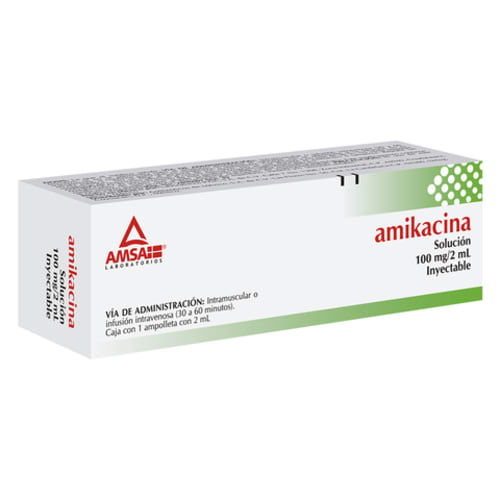 AMIKACINA 100MG C1 AMP AMSA