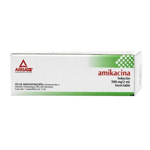 AMIKACINA 500MG C1 AMP 2MG AMSA