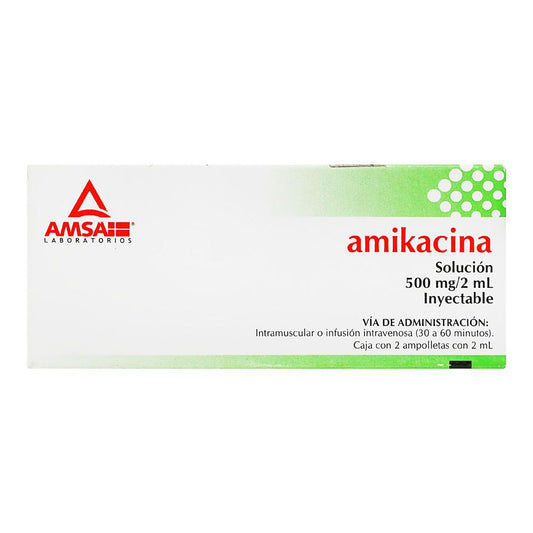 AMIKACINA 500MG C 2 AMSA  95