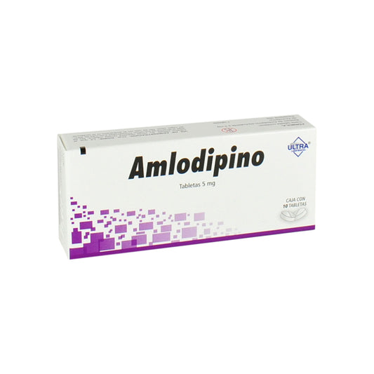 AMLODIPINO 5 MG C 10 TAB  ULTRA