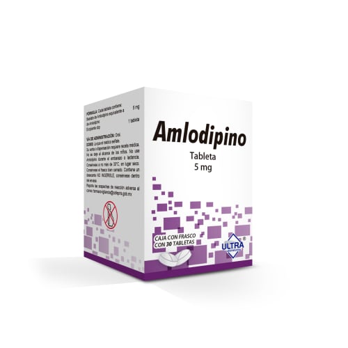 AMLODIPINO 5M TAB C30 ULTRA