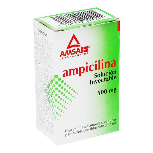 AMPICILINA 500 MG INY AMSA  400