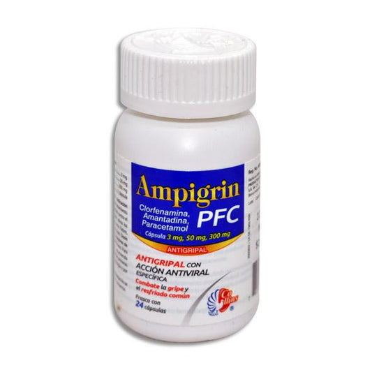 AMPIGRIN PFC C 24 CAPS CLORF AMANT PARACET COLLINS    144