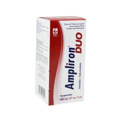AMPLIRON DUO 400 57 SUSP 70 ML ENERO 26
