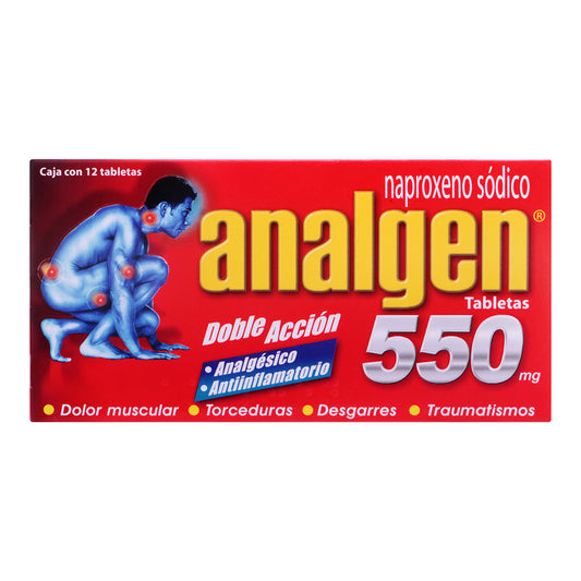 ANALGEN 550MG TAB C12