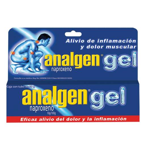 ANALGEN GEL 10G 100G TUBO DE 30G NAPROXENO