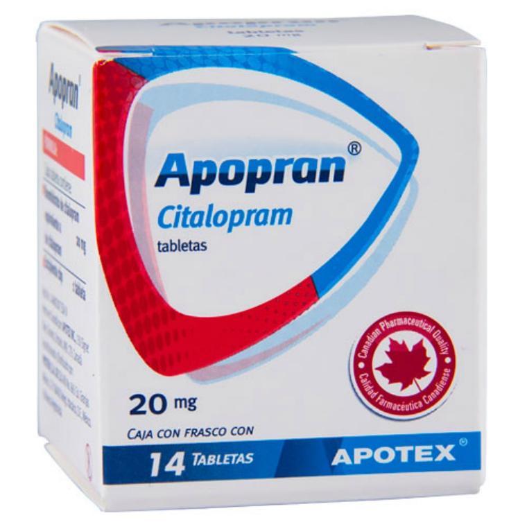 APOPRAN 20MG C 14 TABS CITALOPRAM APOTEX